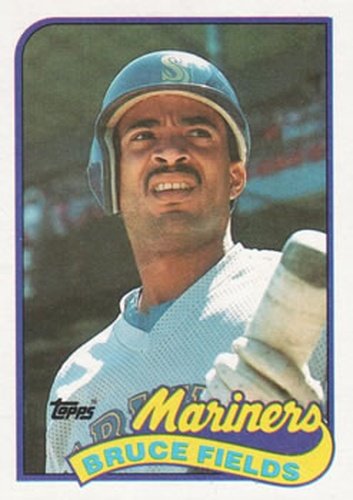 #556 Bruce Fields - Seattle Mariners - 1989 Topps Baseball