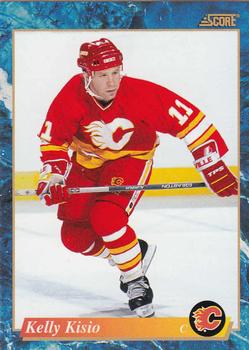 #556 Kelly Kisio - Calgary Flames - 1993-94 Score Canadian Hockey