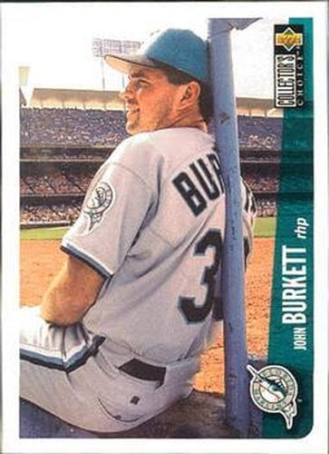 #556 John Burkett - Florida Marlins - 1996 Collector's Choice Baseball