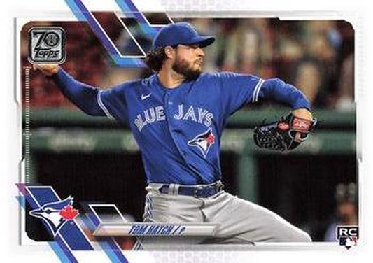 #556 Tom Hatch - Toronto Blue Jays - 2021 Topps Baseball