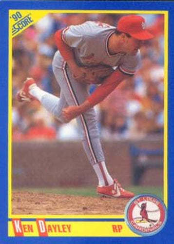 #556 Ken Dayley - St. Louis Cardinals - 1990 Score Baseball