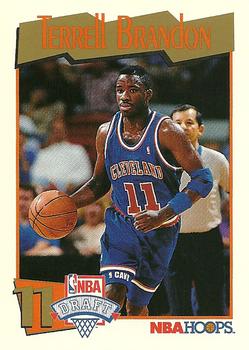 #556 Terrell Brandon - Cleveland Cavaliers - 1991-92 Hoops Basketball