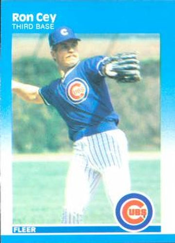 #556 Ron Cey - Chicago Cubs - 1987 Fleer Baseball