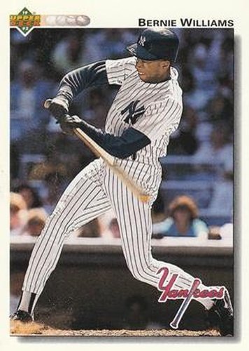#556 Bernie Williams - New York Yankees - 1992 Upper Deck Baseball