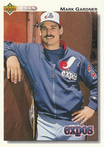 #557 Mark Gardner - Montreal Expos - 1992 Upper Deck Baseball