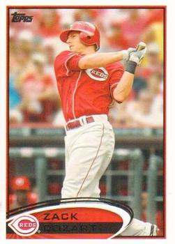 #557 Zack Cozart - Cincinnati Reds - 2012 Topps Baseball