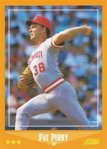 #557 Pat Perry - Cincinnati Reds - 1988 Score Baseball