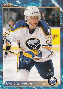 #557 Craig Simpson - Buffalo Sabres - 1993-94 Score Canadian Hockey
