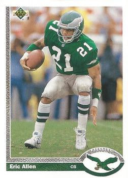 #557 Eric Allen - Philadelphia Eagles - 1991 Upper Deck Football