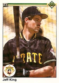 #557 Jeff King - Pittsburgh Pirates - 1990 Upper Deck Baseball