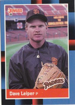 #557 Dave Leiper - San Diego Padres - 1988 Donruss Baseball