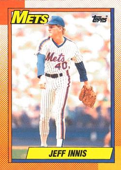 #557 Jeff Innis - New York Mets - 1990 O-Pee-Chee Baseball