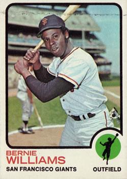 #557 Bernie Williams - San Francisco Giants - 1973 Topps Baseball