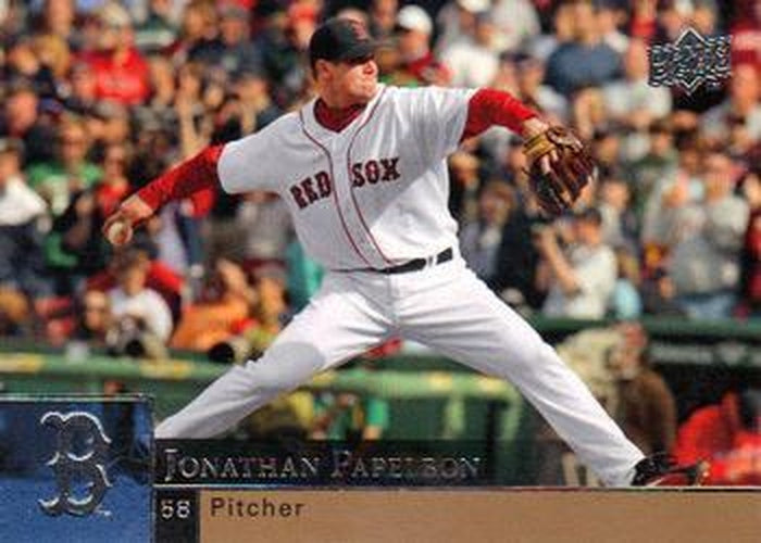 #557 Jonathan Papelbon - Boston Red Sox - 2009 Upper Deck Baseball