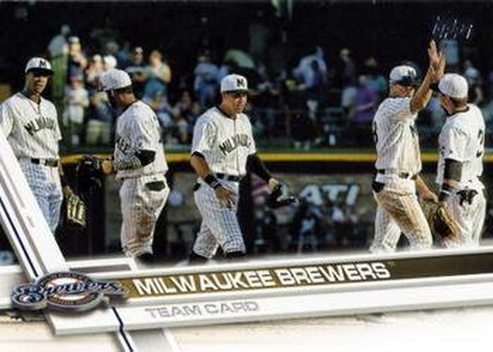 #557 Milwaukee Brewers - Milwaukee Brewers - 2017 Topps Baseball