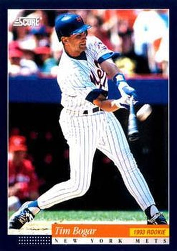 #557 Tim Bogar - New York Mets -1994 Score Baseball