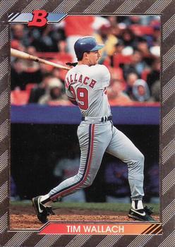 #557 Tim Wallach - Montreal Expos - 1992 Bowman Baseball