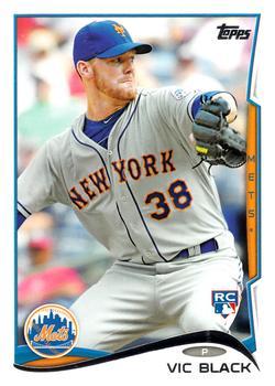 #557 Vic Black - New York Mets - 2014 Topps Baseball