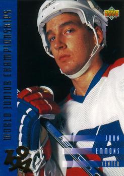 #557 John Emmons - USA - 1993-94 Upper Deck Hockey