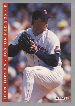 #557 John Dopson - Boston Red Sox - 1993 Fleer Baseball