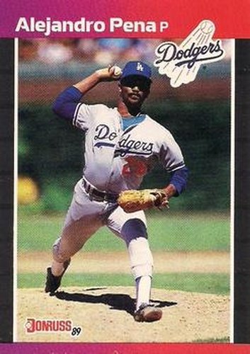 #557 Alejandro Pena - Los Angeles Dodgers - 1989 Donruss Baseball