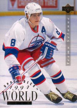 #557 Teemu Selanne - Winnipeg Jets - 1994-95 Upper Deck Hockey