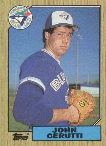 #557 John Cerutti - Toronto Blue Jays - 1987 Topps Baseball