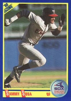 #558 Sammy Sosa - Chicago White Sox - 1990 Score Baseball