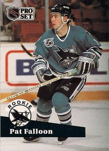 #558 Pat Falloon - 1991-92 Pro Set Hockey