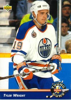 #558 Tyler Wright - Edmonton Oilers - 1992-93 Upper Deck Hockey