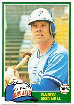 #558 Barry Bonnell - Toronto Blue Jays - 1981 Topps Baseball