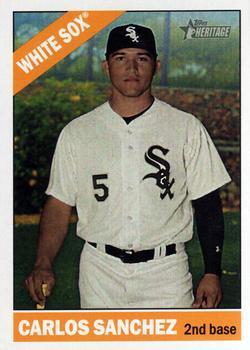 #558 Carlos Sanchez - Chicago White Sox - 2015 Topps Heritage Baseball