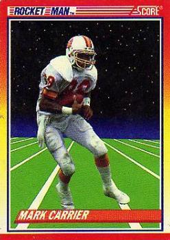 #558 Mark Carrier - Tampa Bay Buccaneers - 1990 Score Football