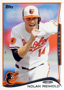 #558 Nolan Reimold - Baltimore Orioles - 2014 Topps Baseball