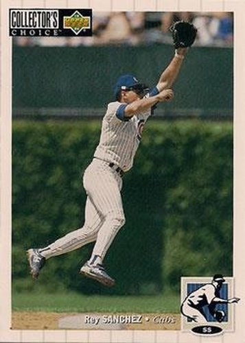 #558 Rey Sanchez - Chicago Cubs - 1994 Collector's Choice Baseball