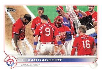 #558 Texas Rangers - Texas Rangers - 2022 Topps Baseball