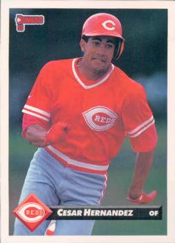 #558 Cesar Hernandez - Cincinnati Reds - 1993 Donruss Baseball