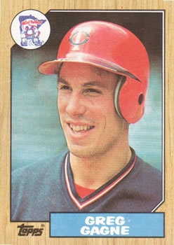 #558 Greg Gagne - Minnesota Twins - 1987 Topps Baseball