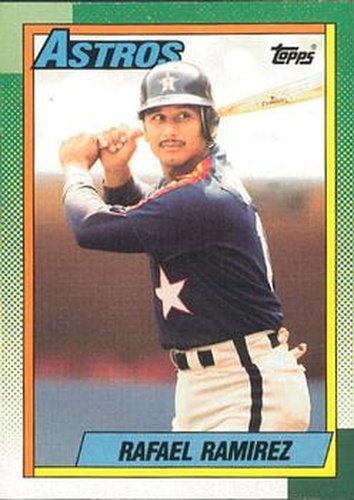 #558 Rafael Ramirez - Houston Astros - 1990 O-Pee-Chee Baseball