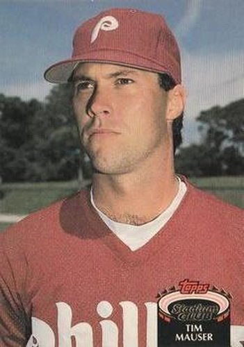 #558 Tim Mauser - Philadelphia Phillies - 1992 Stadium Club Baseball