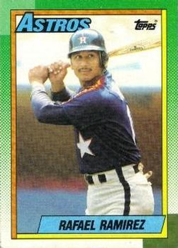 #558 Rafael Ramirez - Houston Astros - 1990 Topps Baseball