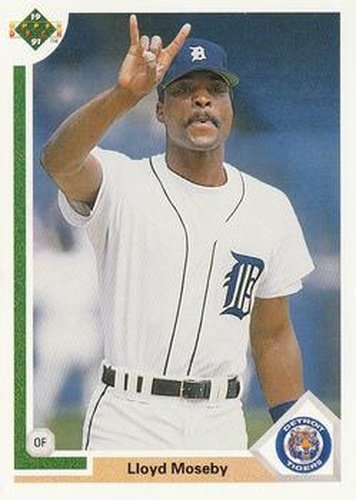 #559 Lloyd Moseby - Detroit Tigers - 1991 Upper Deck Baseball