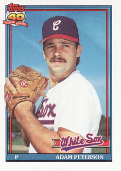 #559 Adam Peterson - Chicago White Sox - 1991 Topps Baseball