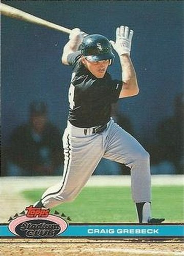 #559 Craig Grebeck - Chicago White Sox - 1991 Stadium Club Baseball
