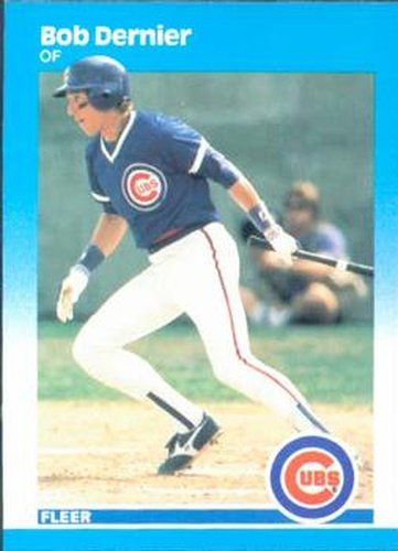 #559 Bob Dernier - Chicago Cubs - 1987 Fleer Baseball