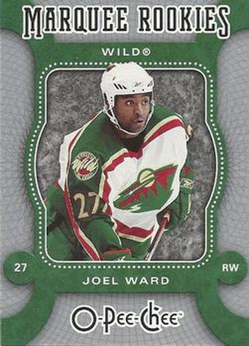 #559 Joel Ward - Minnesota Wild - 2007-08 O-Pee-Chee Hockey
