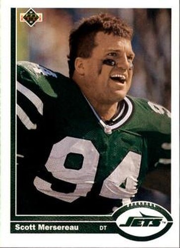 #559 Scott Mersereau - New York Jets - 1991 Upper Deck Football