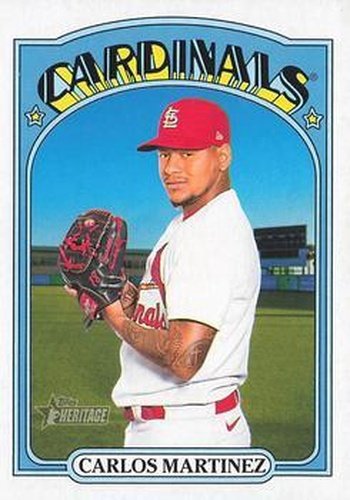 #559 Carlos Martinez - St. Louis Cardinals - 2021 Topps Heritage Baseball