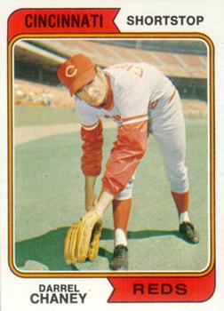 #559 Darrel Chaney - Cincinnati Reds - 1974 Topps Baseball
