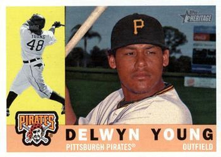 #559 Delwyn Young - Pittsburgh Pirates - 2009 Topps Heritage Baseball